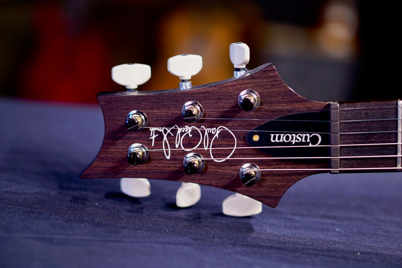 PRS Custom 24 Black Gold Wraparound Burst 10 Top 0415684