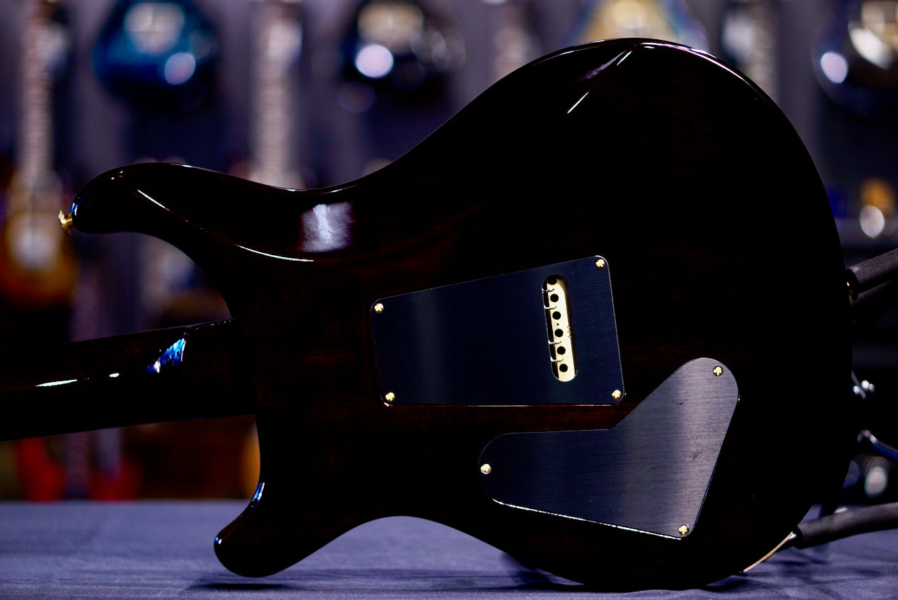 PRS Custom 24 Black Gold Wraparound Burst 10 Top 0415684