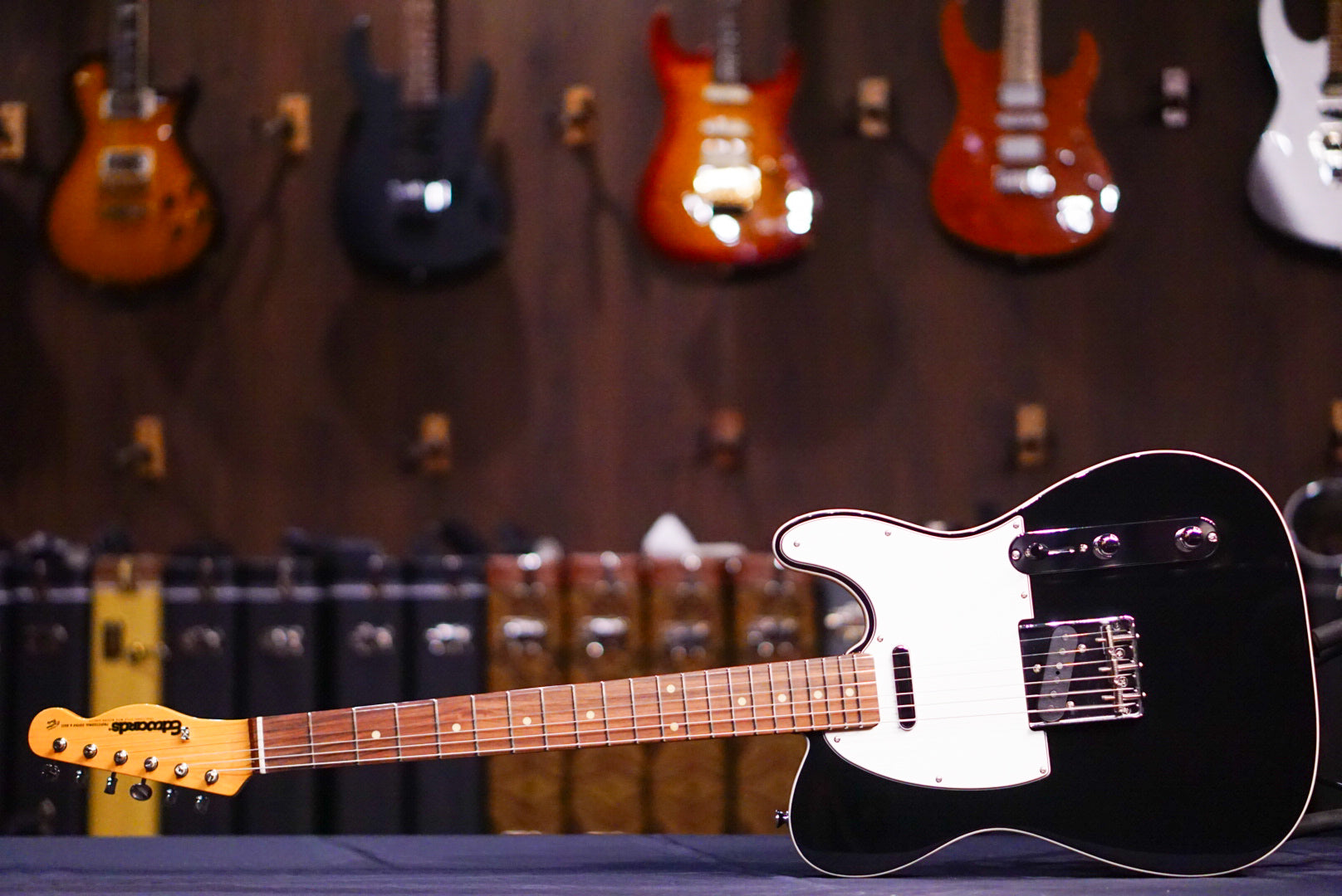 ESP Edwards E-TE-98CTM Black ED5551223 - HIENDGUITAR EDWARDS GUITAR