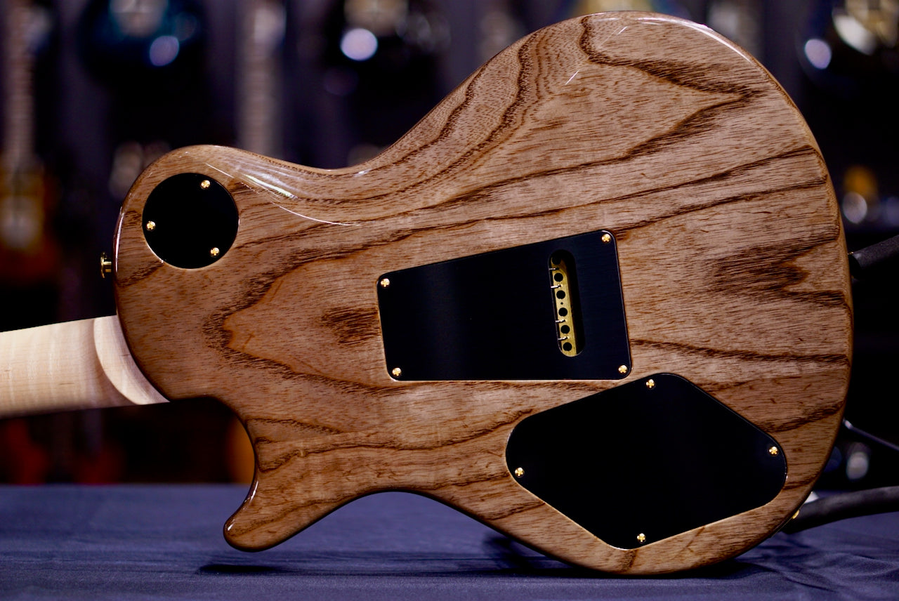 PRS Tremonti Wood Library Artist Neck Custom River Blue Choco back 0414604