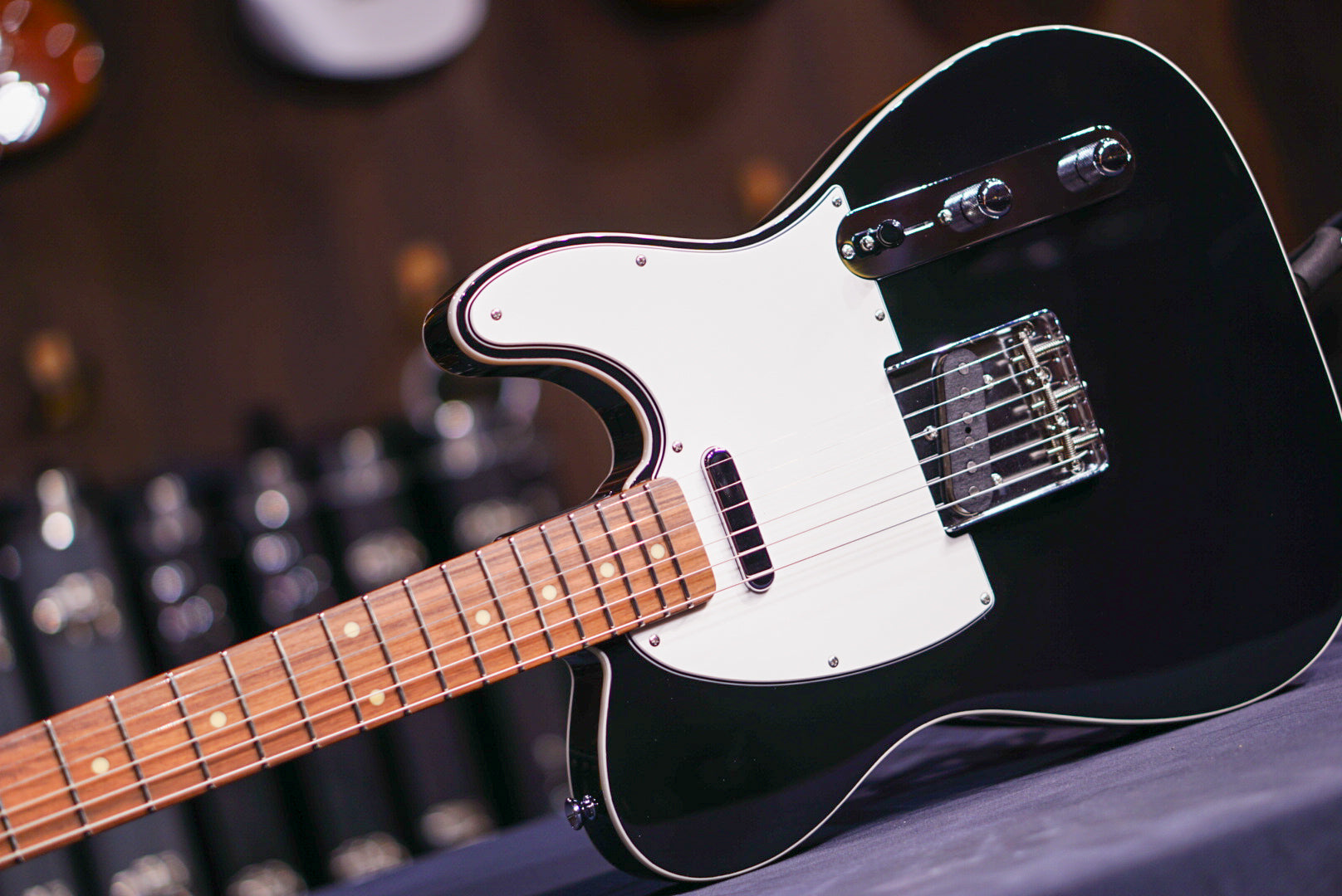 ESP Edwards E-TE-98CTM Black ED5551223 - HIENDGUITAR EDWARDS GUITAR