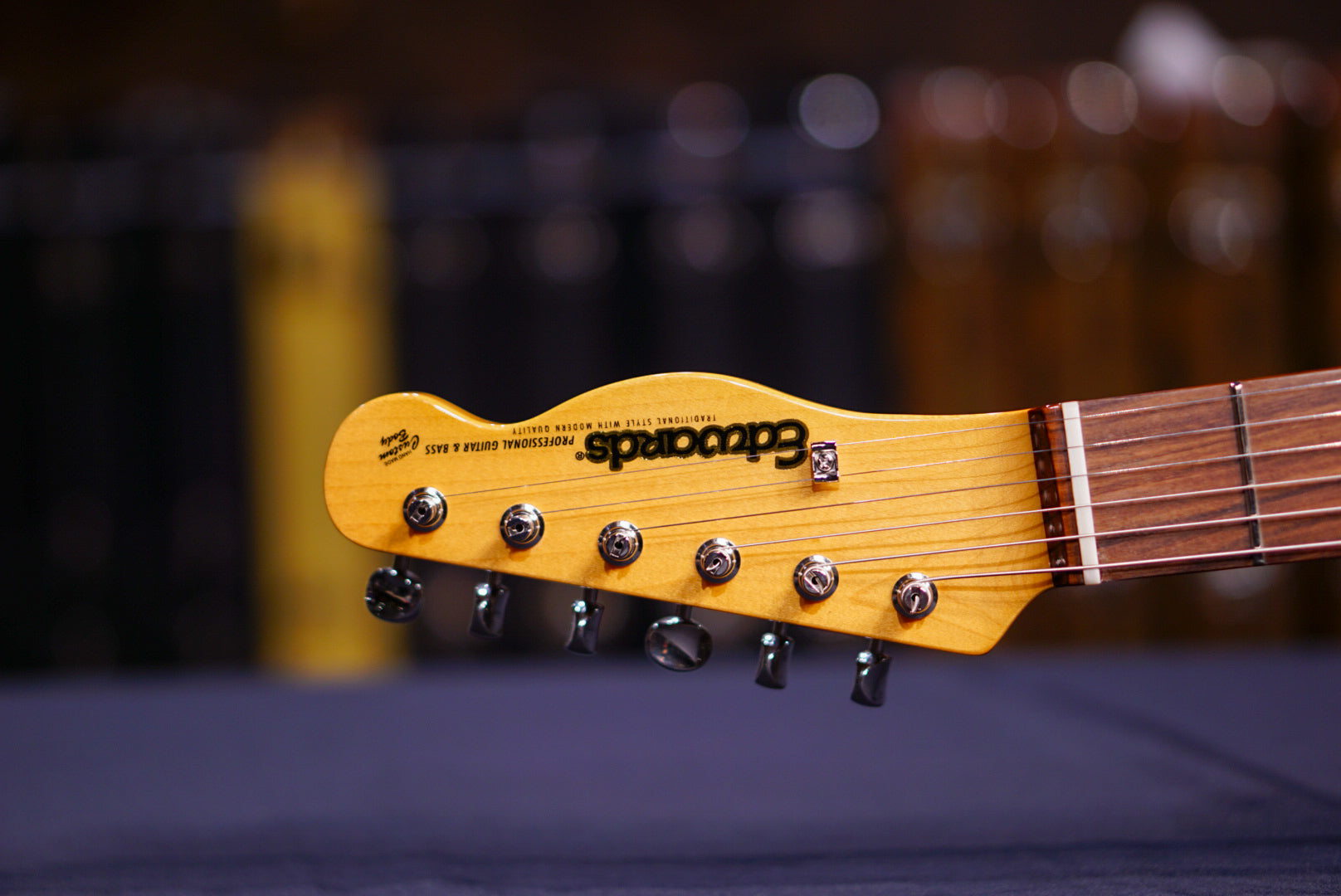 ESP Edwards E-TE-98CTM Black ED5551223 - HIENDGUITAR EDWARDS GUITAR