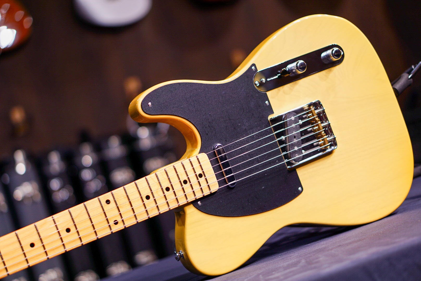 Edwards E-TE-98ASM butterscotch ED3092223 - HIENDGUITAR EDWARDS GUITAR