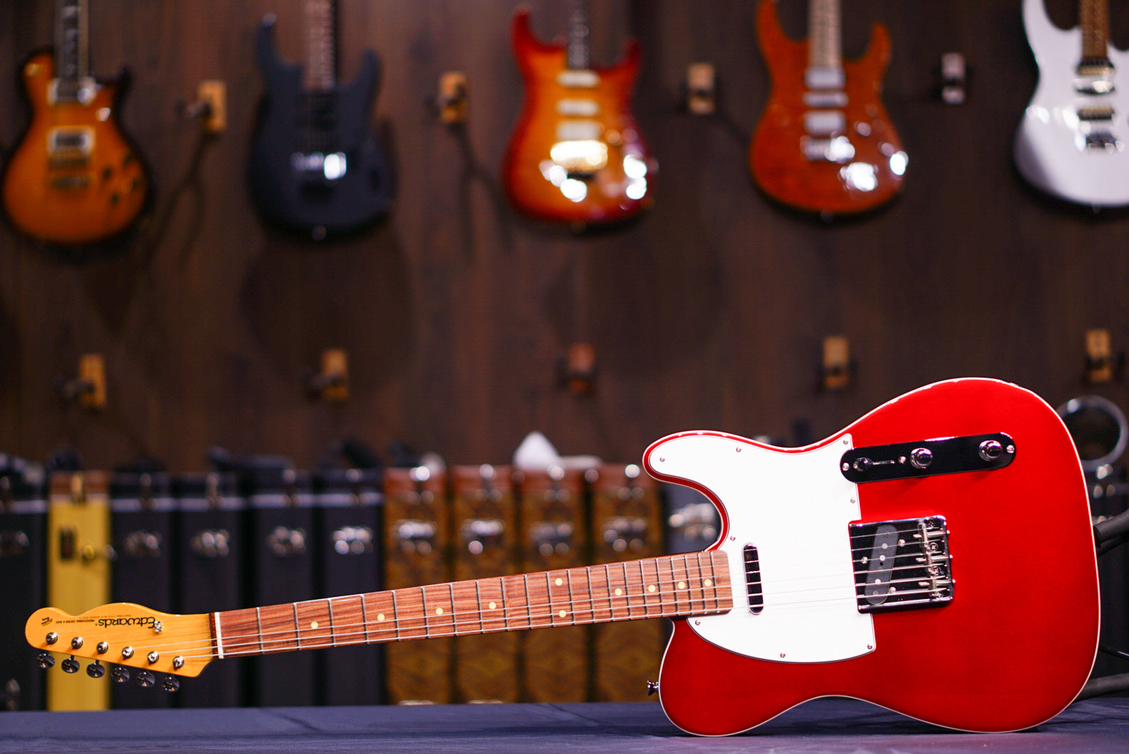 ESP Edwards E-TE-98CTM candy apple red ED4092223 - HIENDGUITAR EDWARDS GUITAR