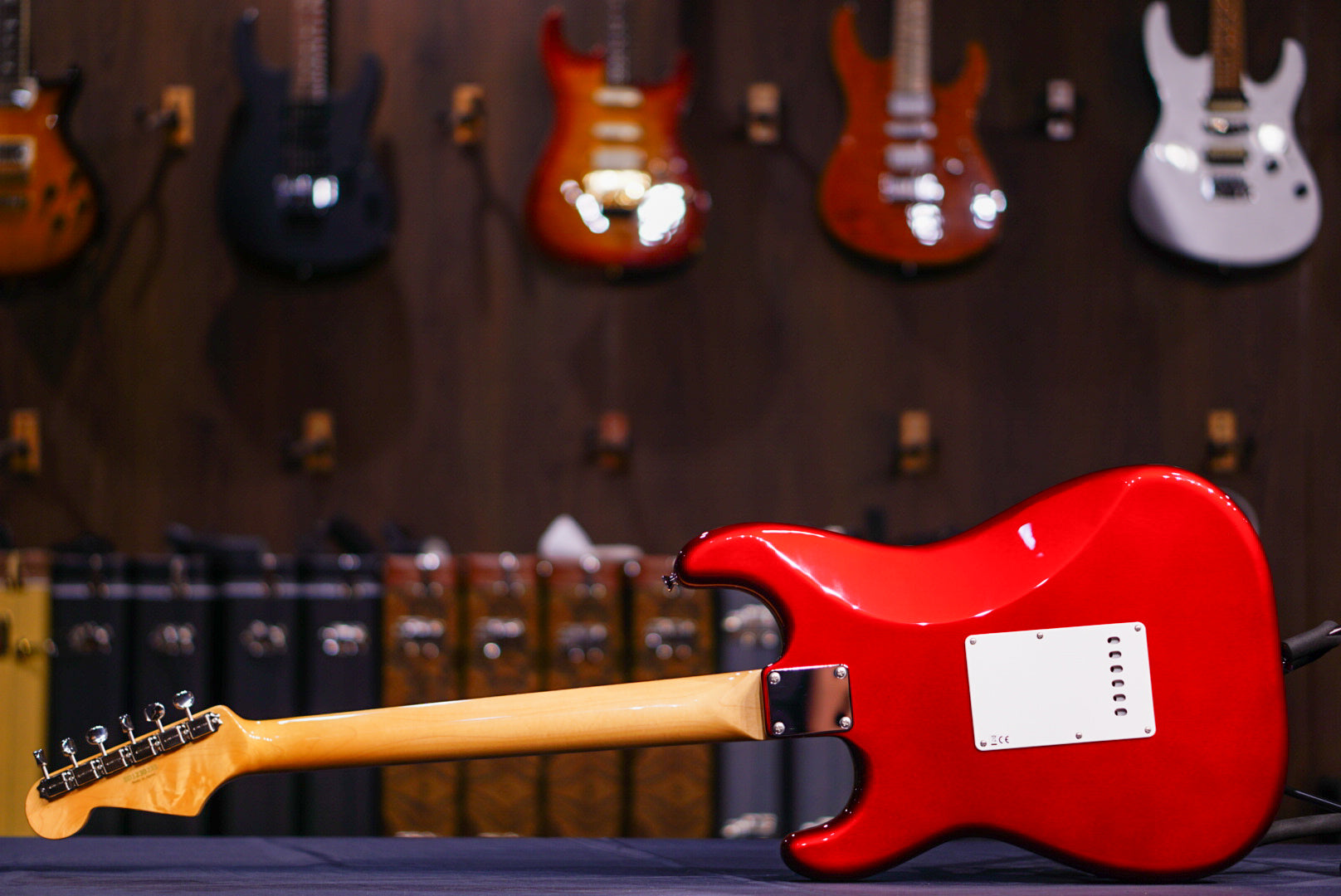 ESP Edwards E-ST-125ALPF candy apple red ED1230233 - HIENDGUITAR EDWARDS guitar