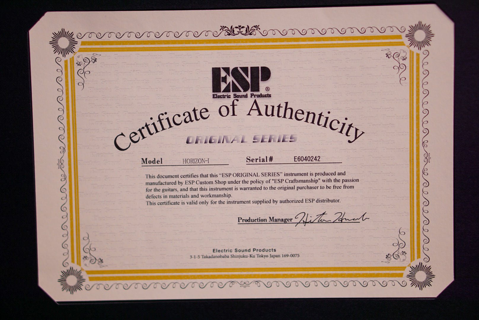 ESP Original Horizon-1 Liquid Metal Silver E6040242