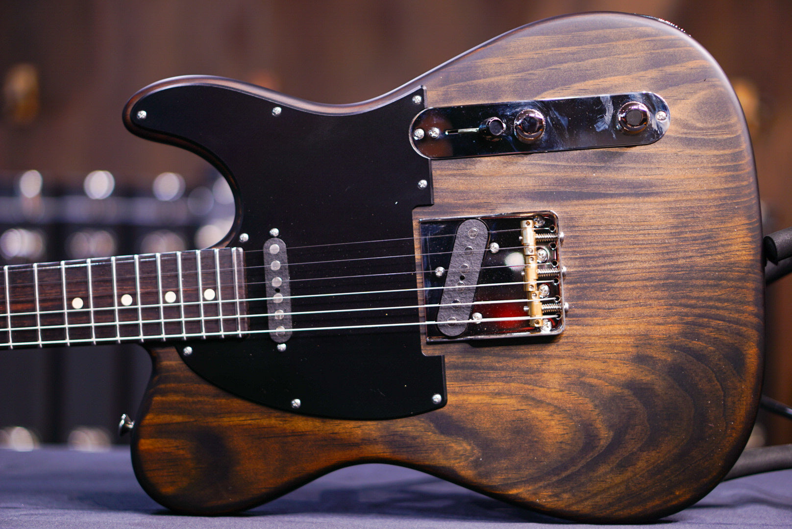 Tom Anderson T Icon Contoured Satin Rustic Brown 08-08-23N - HIENDGUITAR Anderson GUITAR