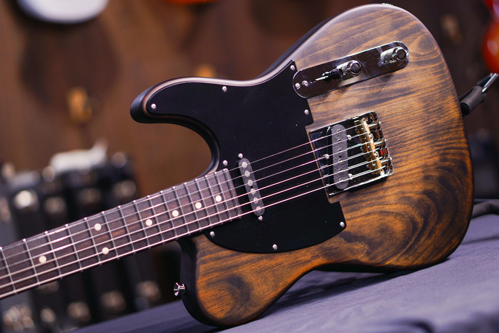 Tom Anderson T Icon Contoured Satin Rustic Brown 08-08-23N - HIENDGUITAR Anderson GUITAR