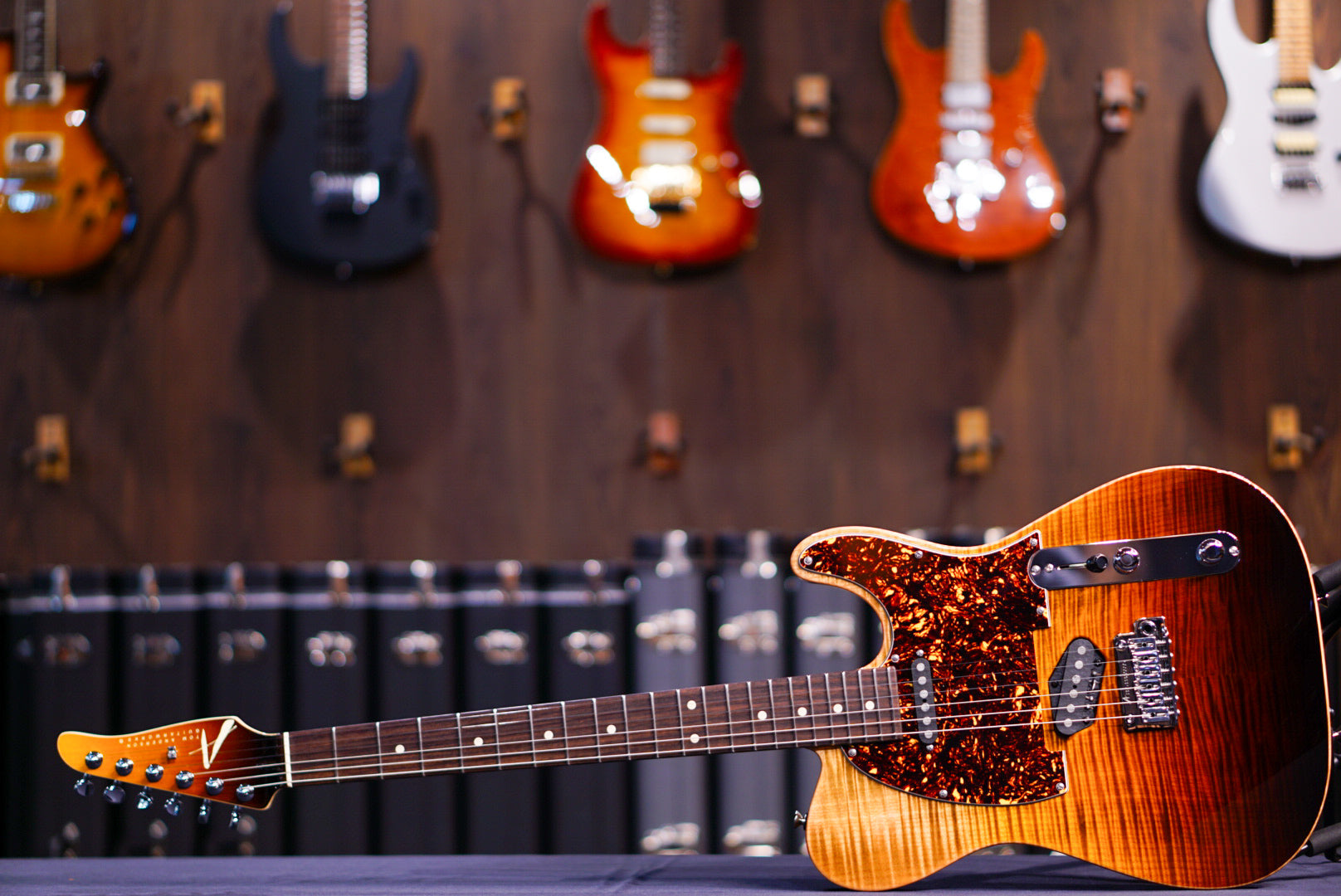 Tom Anderson Top T Classic Tiger Eye Surf 04-26-23P - HIENDGUITAR Anderson GUITAR