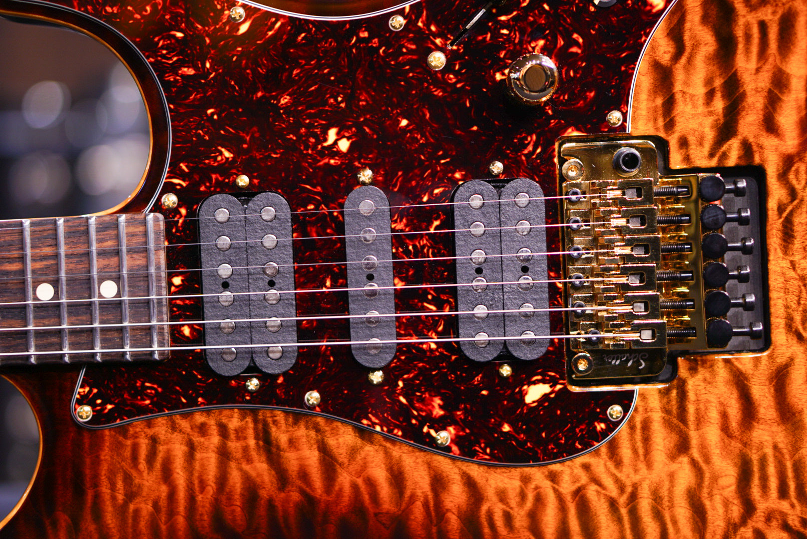 Tom Anderson Drop Top Classic Shorty Tiger Eye Burst 08-10-23A - HIENDGUITAR Anderson GUITAR