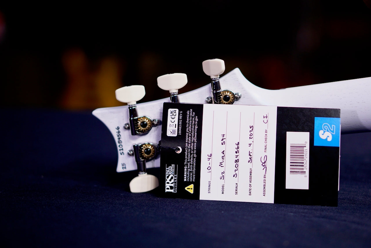 PRS S2 Mira 594 satin Pearl White S2084566