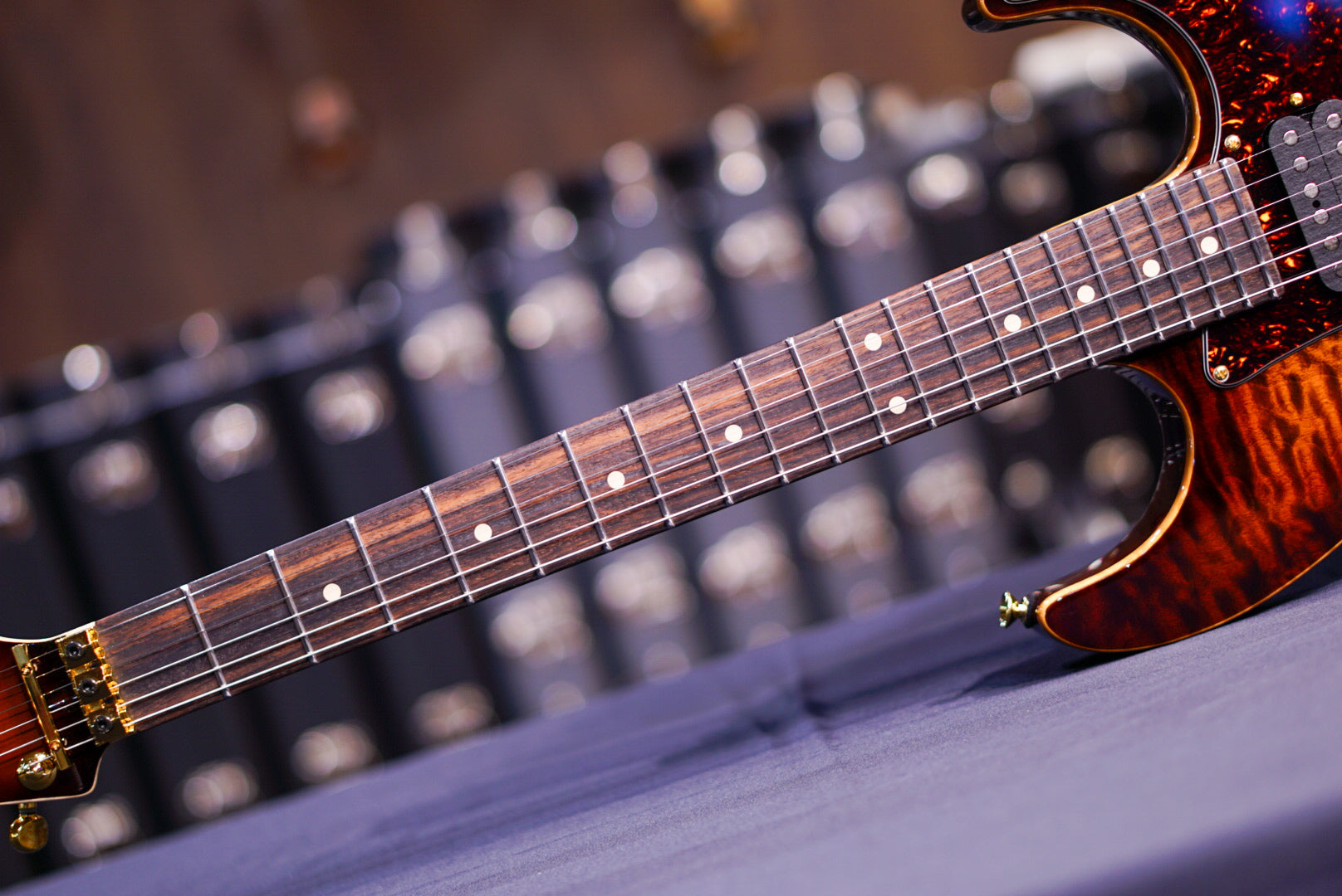 Tom Anderson Drop Top Classic Shorty Tiger Eye Burst 08-10-23A - HIENDGUITAR Anderson GUITAR