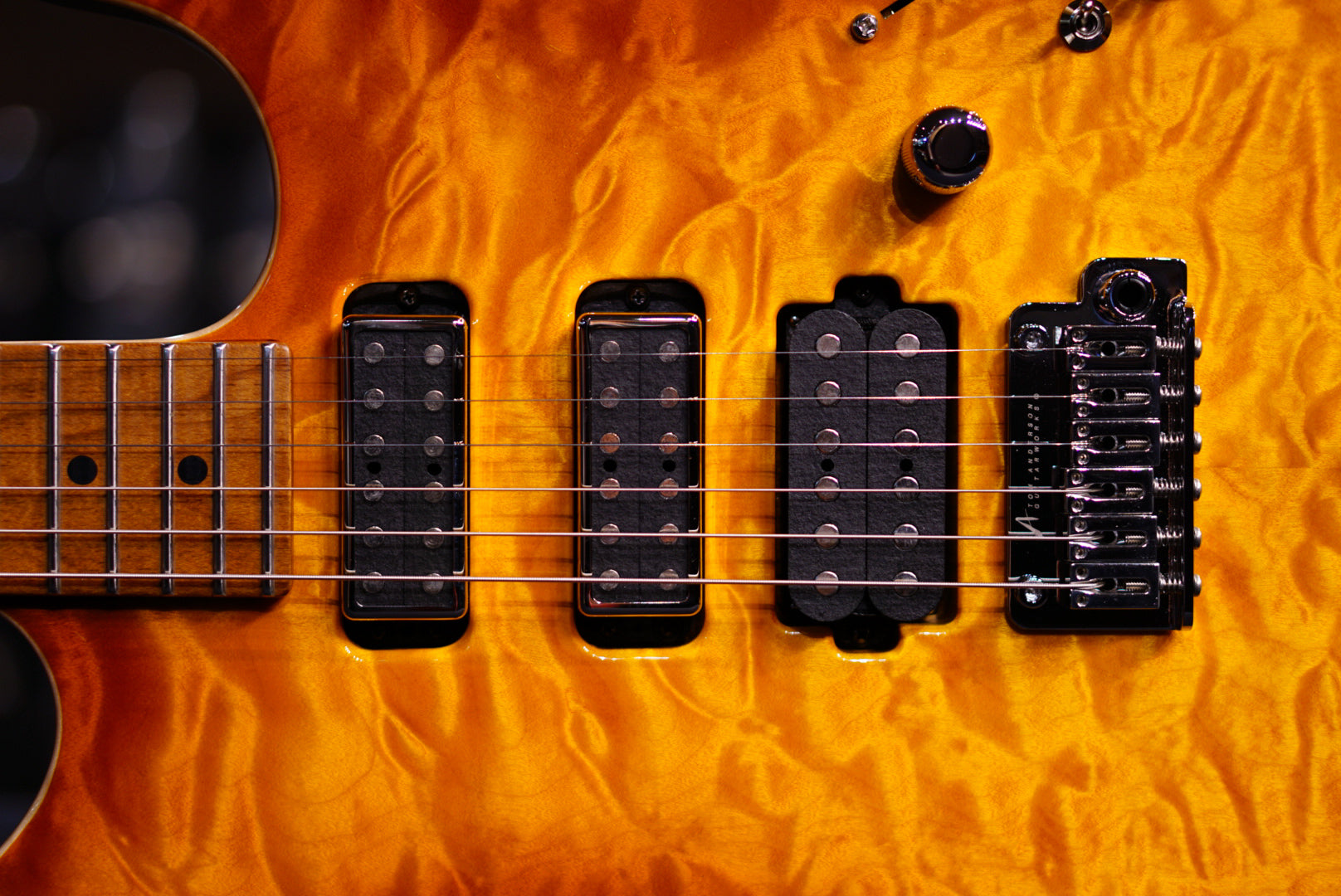 Tom Anderson Drop Top Shorty Honey Burst 04-25-23N - HIENDGUITAR Anderson GUITAR