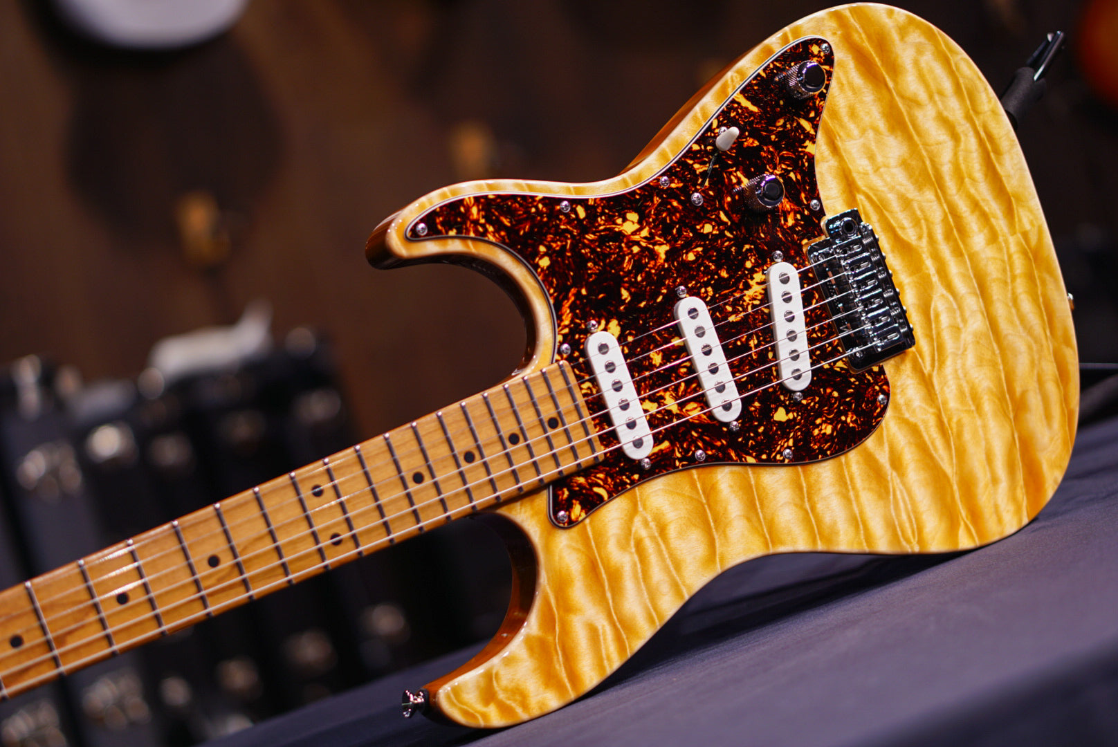 Tom Anderson Drop Top Classic Shorty Natural Honey 04-26-23A - HIENDGUITAR Anderson GUITAR