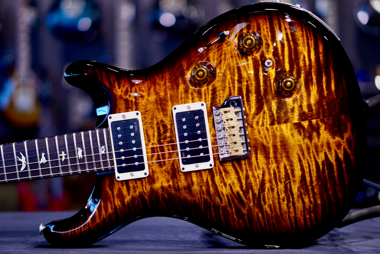 PRS Custom 24 Piezo Black Gold Wraparound Burst 0413699
