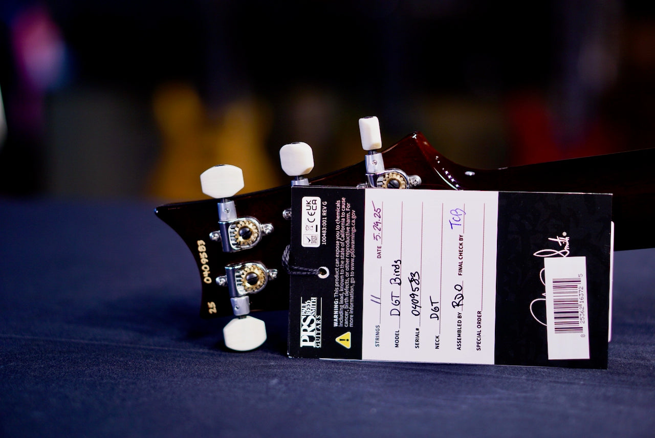 PRS DGT Birds McCarty Tobacco Sunburst 0409583