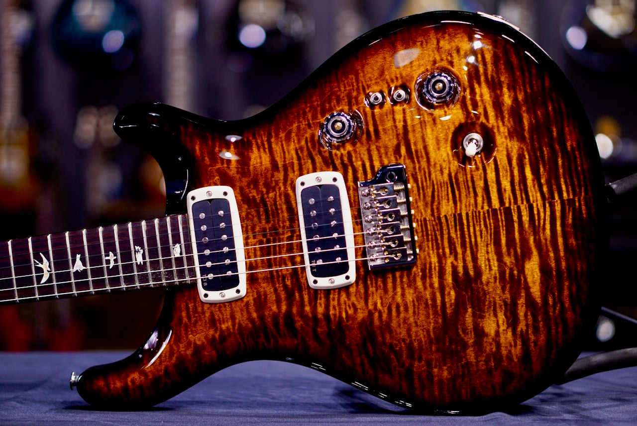 PRS Custom 24-08 Black Gold Wraparound Burst 0412089