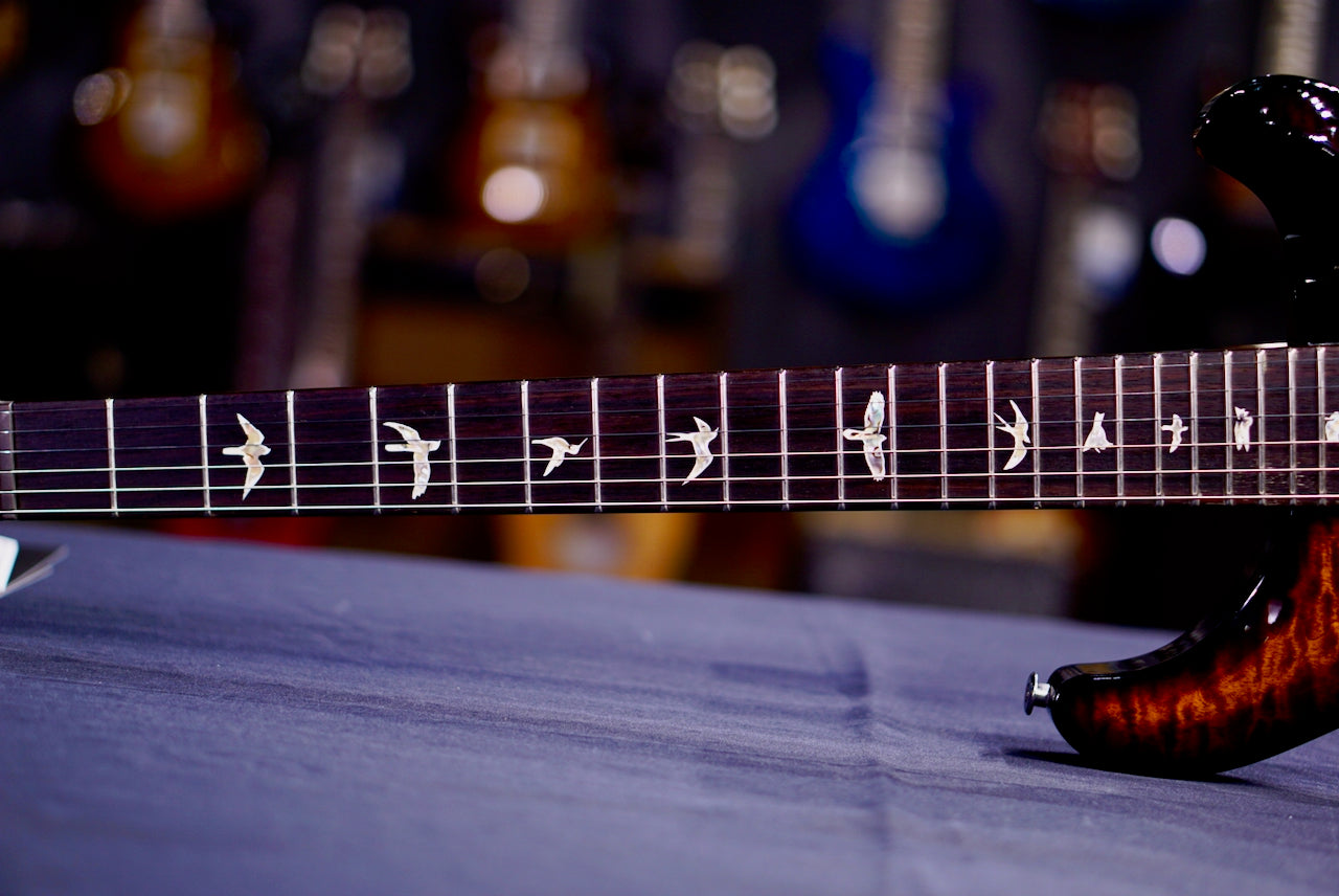 PRS Custom 24-08 Black Gold Wraparound Burst 0412089