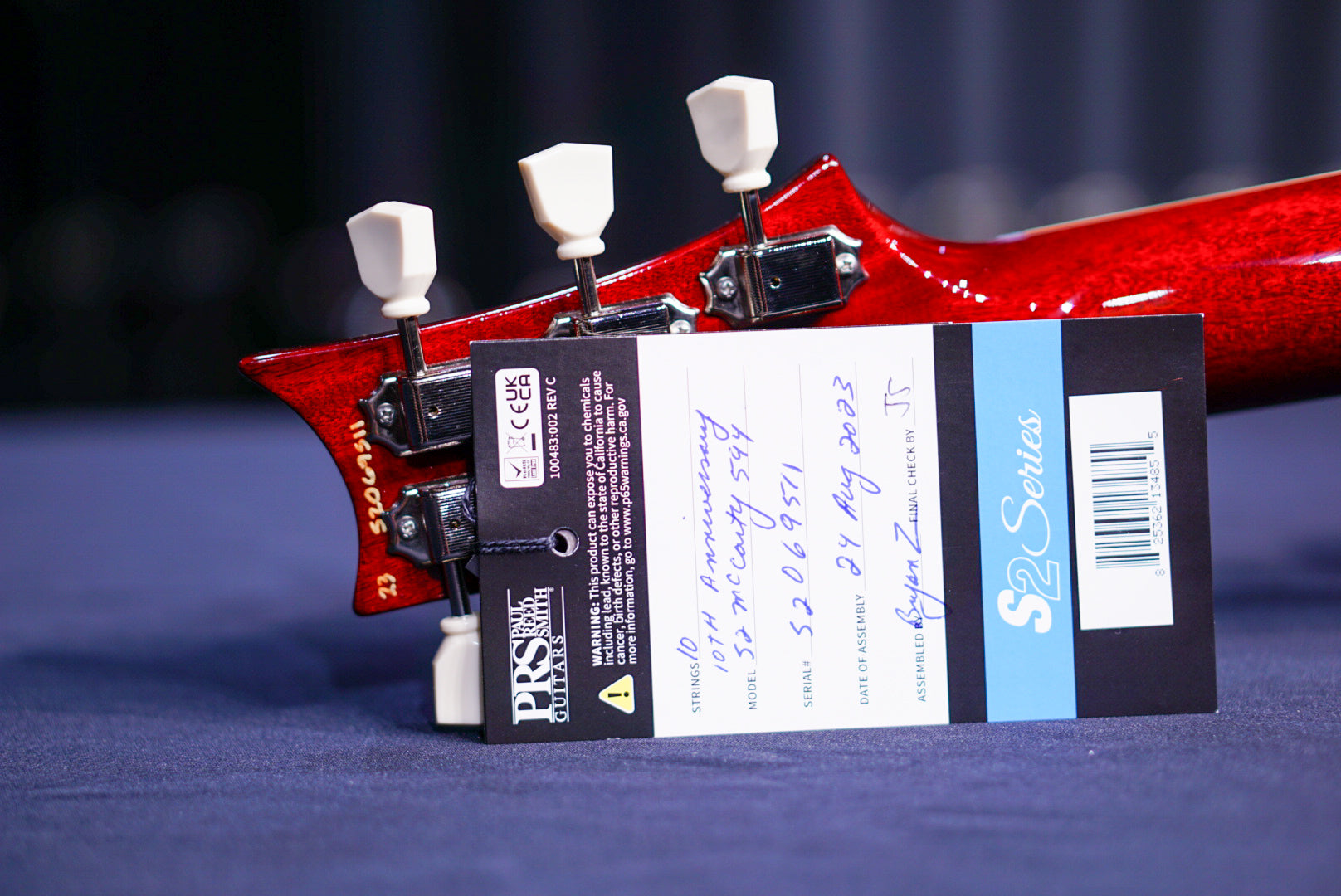 PRS 10TH ANNIVERSARY S2 MCCARTY 594 LIMITED EDITION Dark cherry sunburst S2069511 - HIENDGUITAR PRS GUITAR