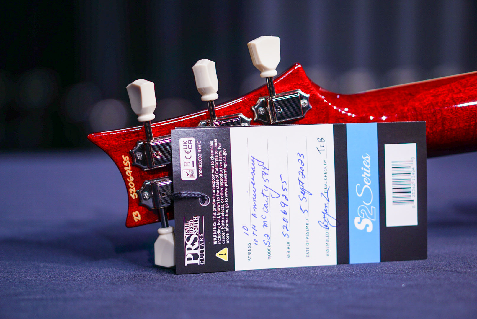 PRS 10TH ANNIVERSARY S2 MCCARTY 594 LIMITED EDITION mccarty sunburst S2069255 - HIENDGUITAR PRS GUITAR