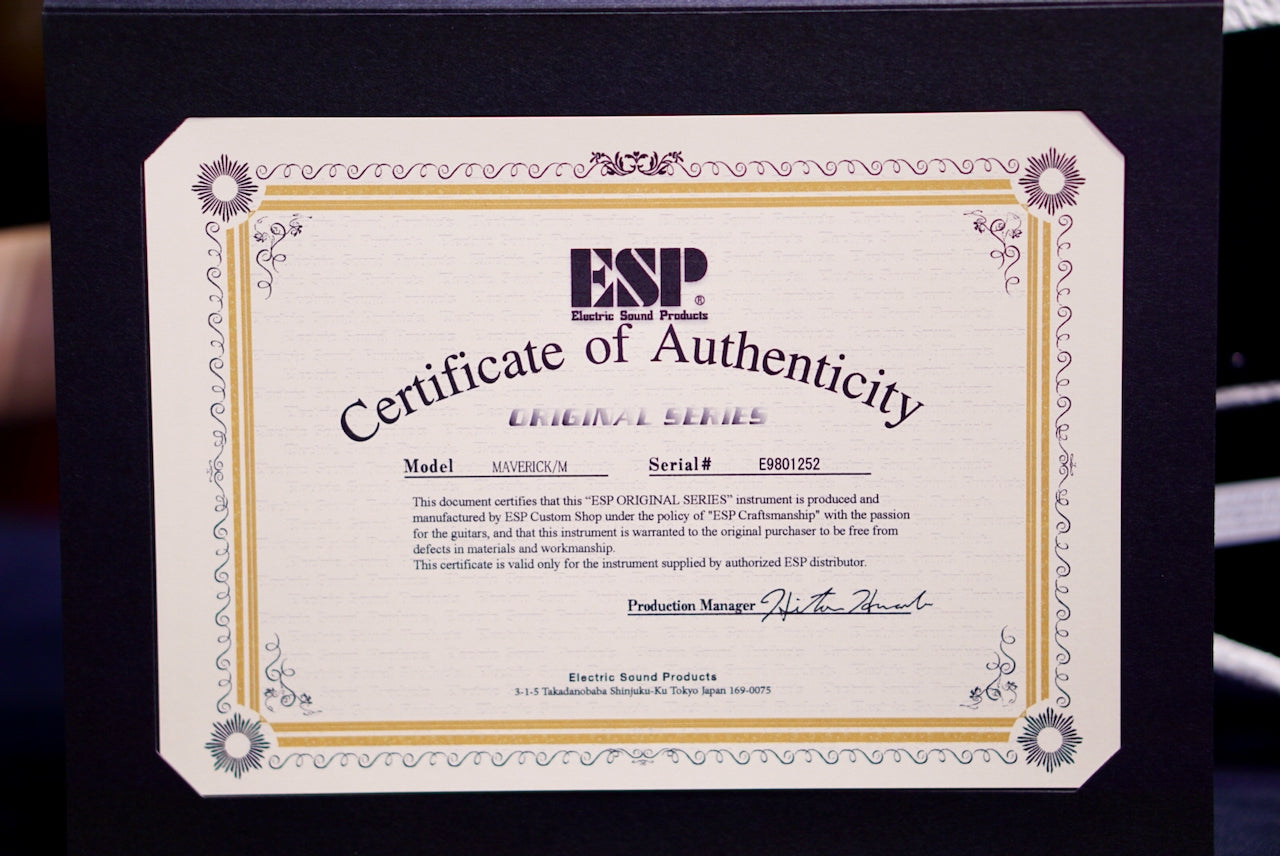 ESP Maverick Cast Metal white E9801252