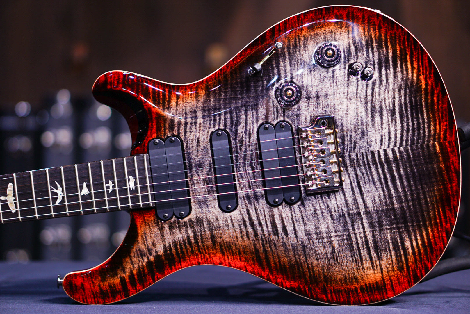 PRS 509 Charcoal cherry 0365754 - HIENDGUITAR PRS GUITAR