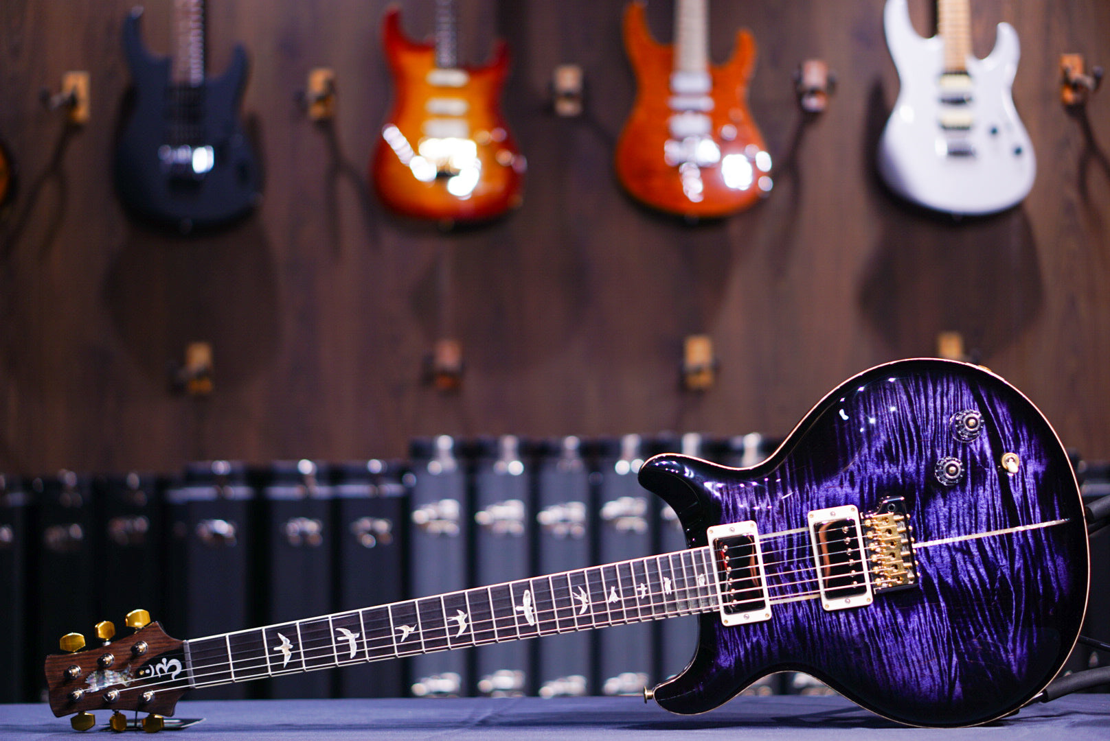 PRS Santana retro purple mist 10top 0366329 - HIENDGUITAR PRS GUITAR