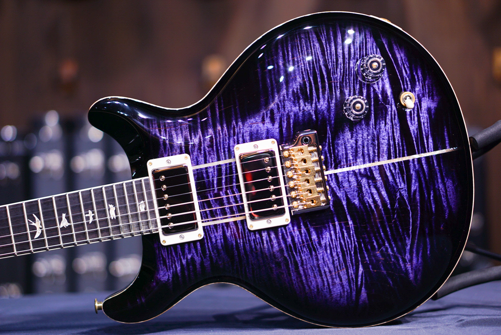 PRS Santana retro purple mist 10top 0366329 - HIENDGUITAR PRS GUITAR