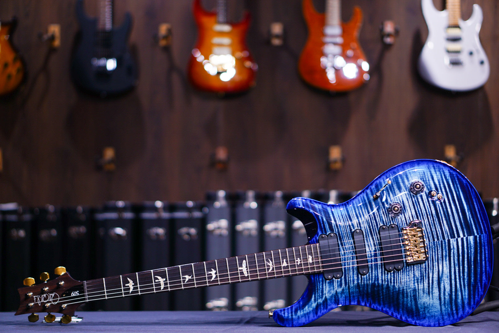 PRS 509 custom color faded blue 0365943 ( One of only ) 10 Top - HIENDGUITAR PRS GUITAR