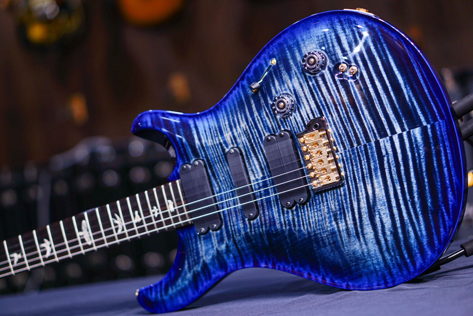 PRS 509 custom color faded blue 0365943 ( One of only ) 10 Top - HIENDGUITAR PRS GUITAR