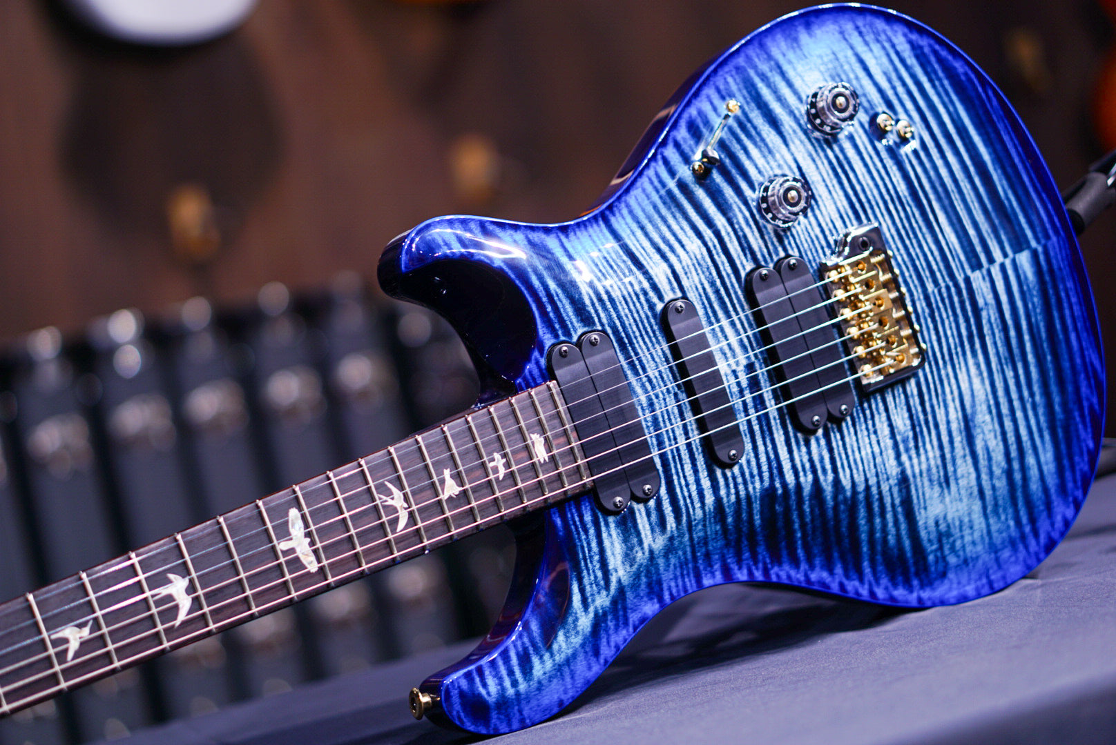 PRS 509 custom color faded blue 0365943 ( One of only ) 10 Top - HIENDGUITAR PRS GUITAR