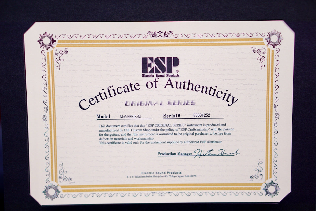 ESP Maverick Castmetal lava M E5601252