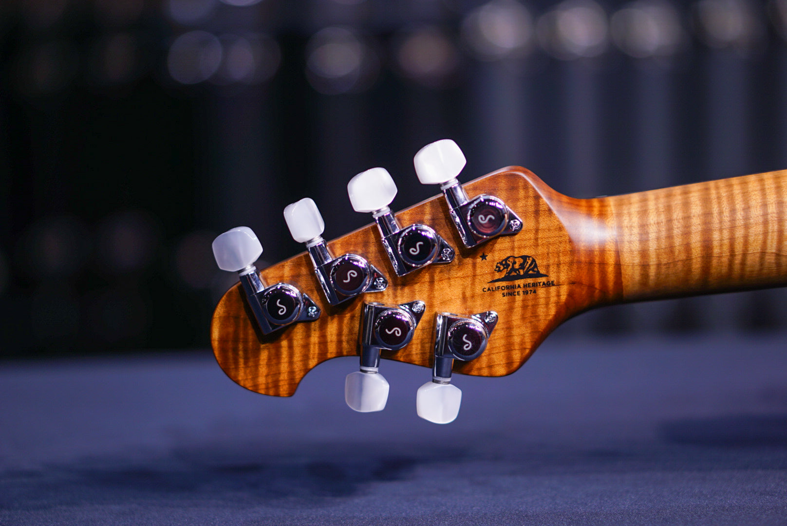 Ernie ball Musicman BFR Steve Morse Y2D Jade Burl D00962 - HIENDGUITAR musicman guitar