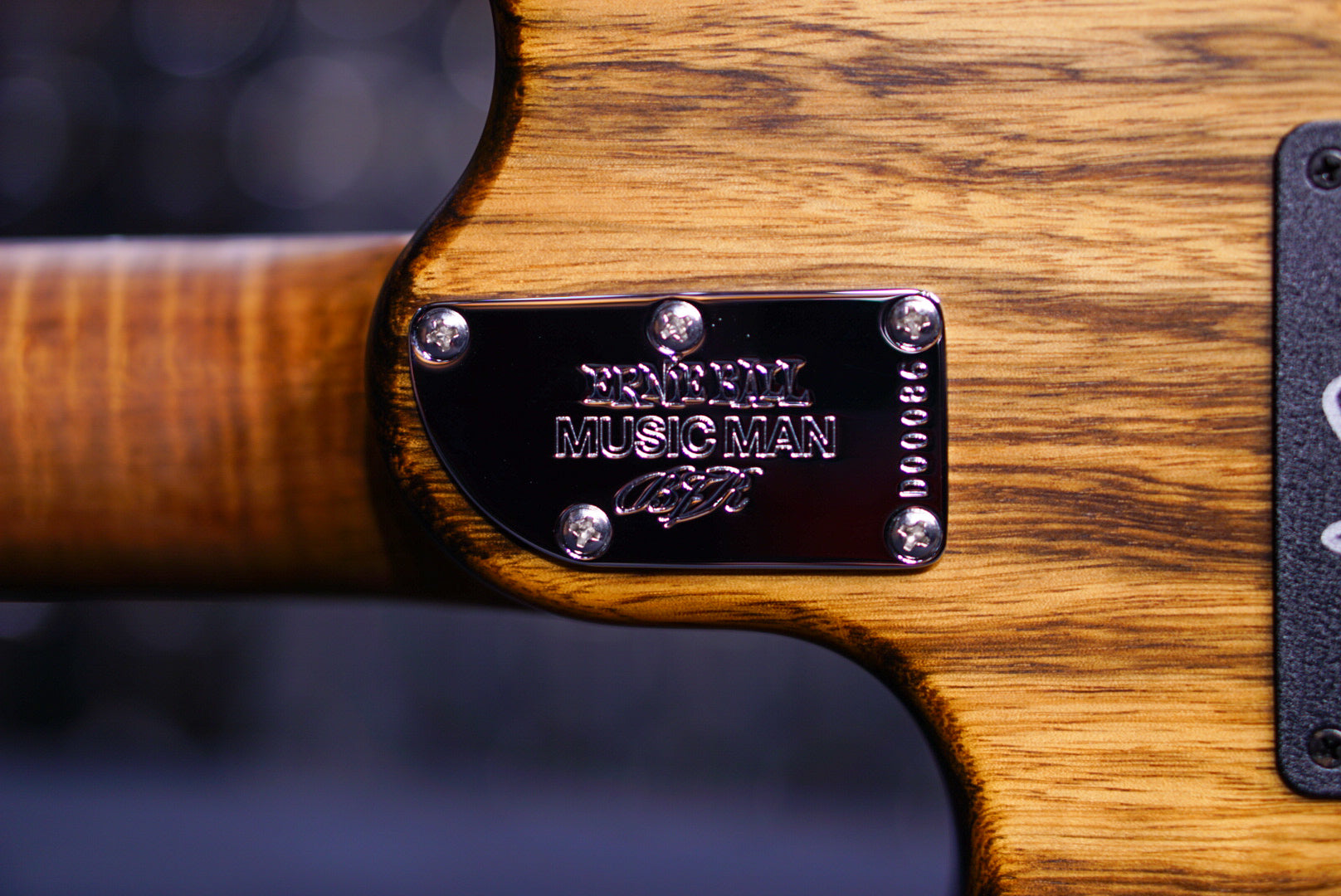 Ernie Ball Music Man JP15 - Butterscotch Burl BFR D00086 - HIENDGUITAR Musicman GUITAR