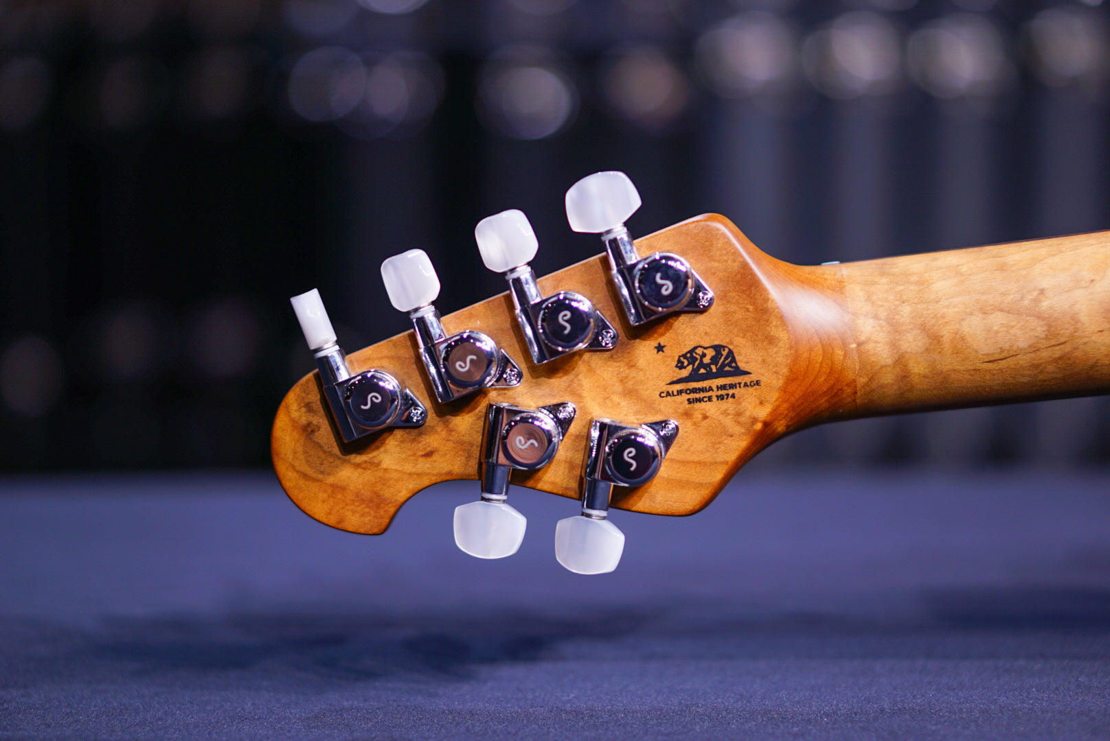 Ernie ball Musicman BFR Steve Morse Y2D Jade Burl D00146 - HIENDGUITAR musicman guitar