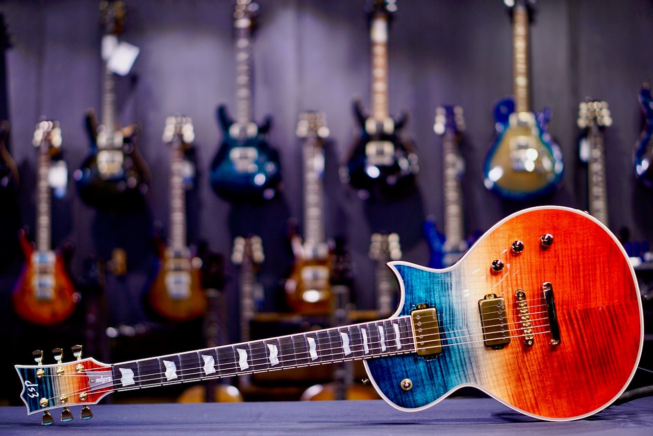 ESP ECLIPSE-CTM FM Blue Red Gradation E4030252