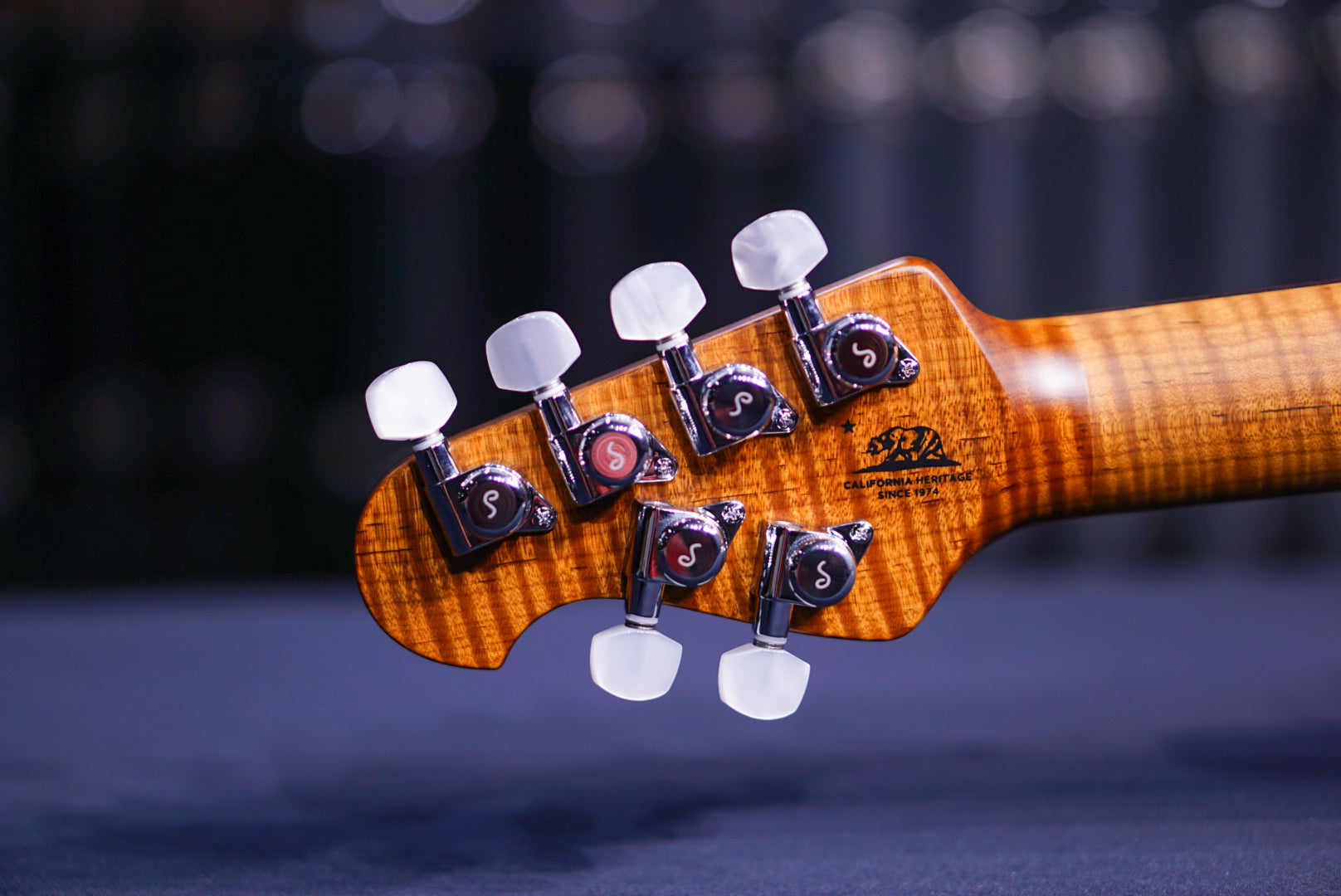 Ernie Ball Music Man JP15 - Butterscotch Burl BFR D00783 - HIENDGUITAR Musicman GUITAR