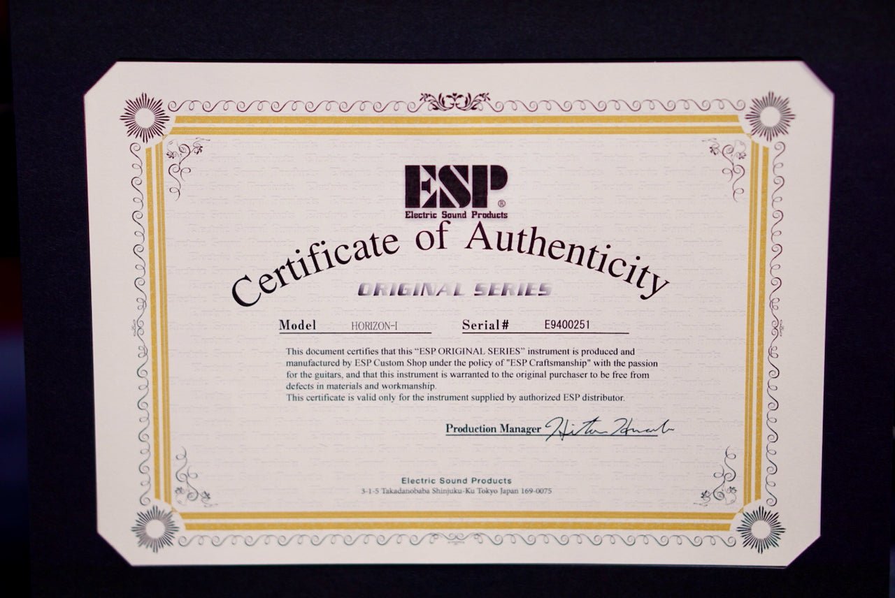 ESP Original Horizon-1 Glitter Ice Black E9400251