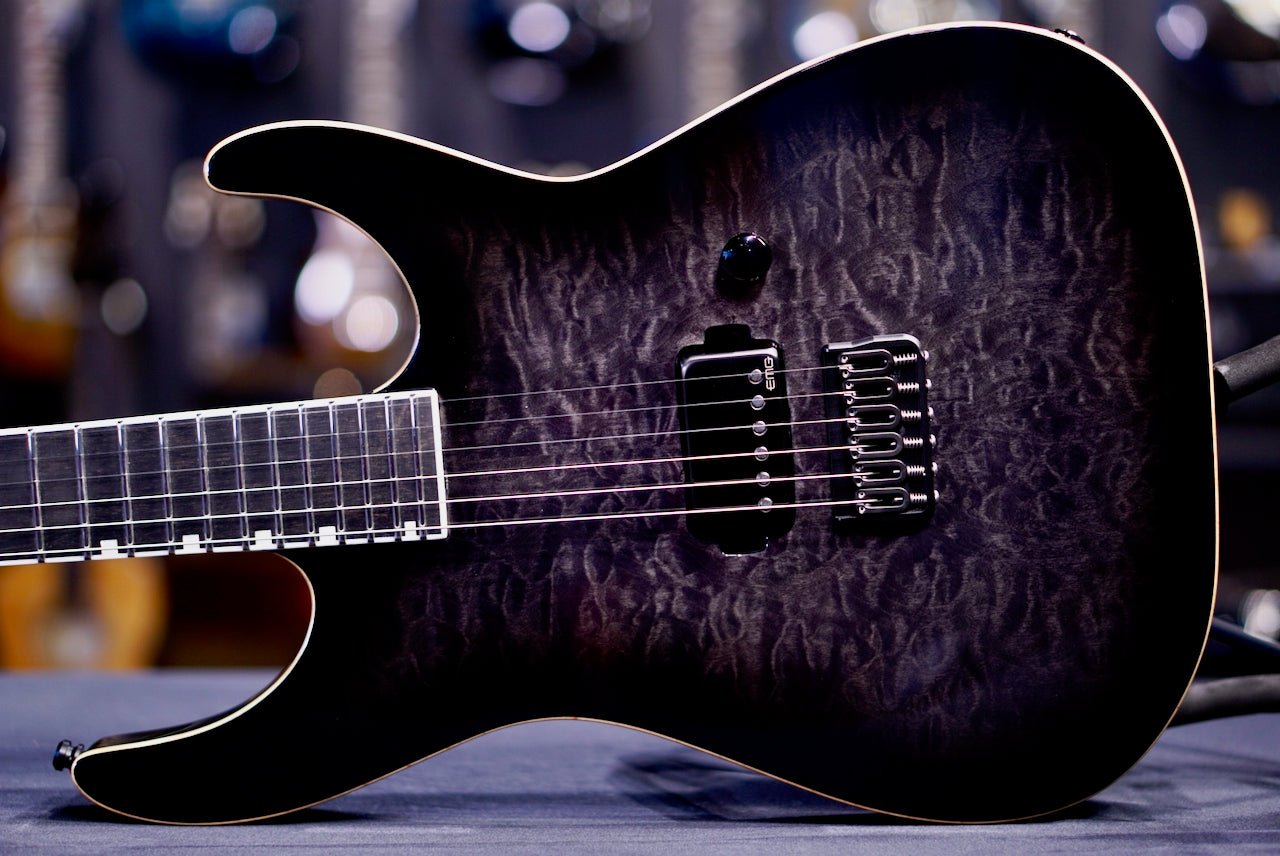 ESP E-II M-I THRU NT QM See thru black burst ES0350253