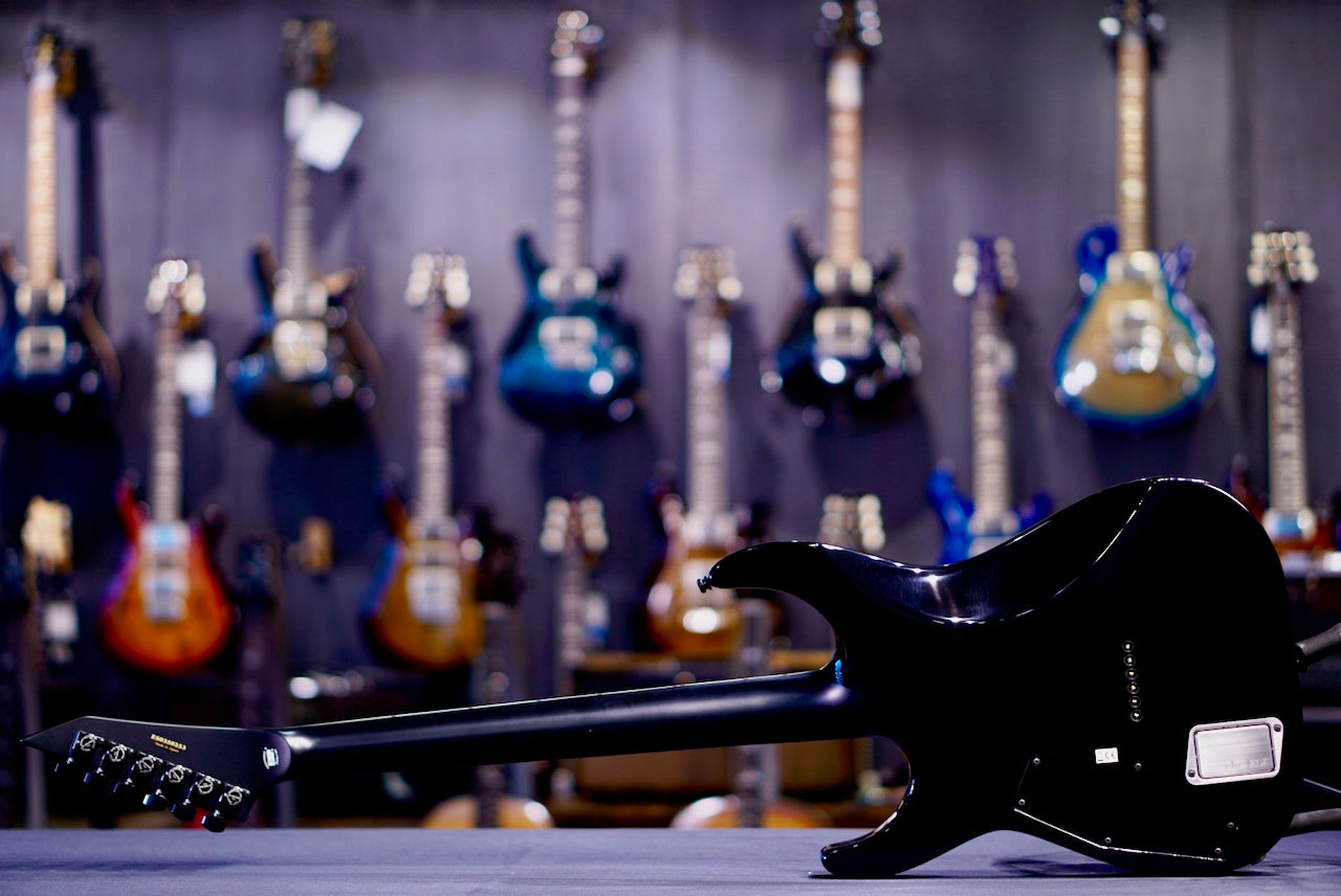 ESP E-II M-I THRU NT QM See thru black burst ES0350253