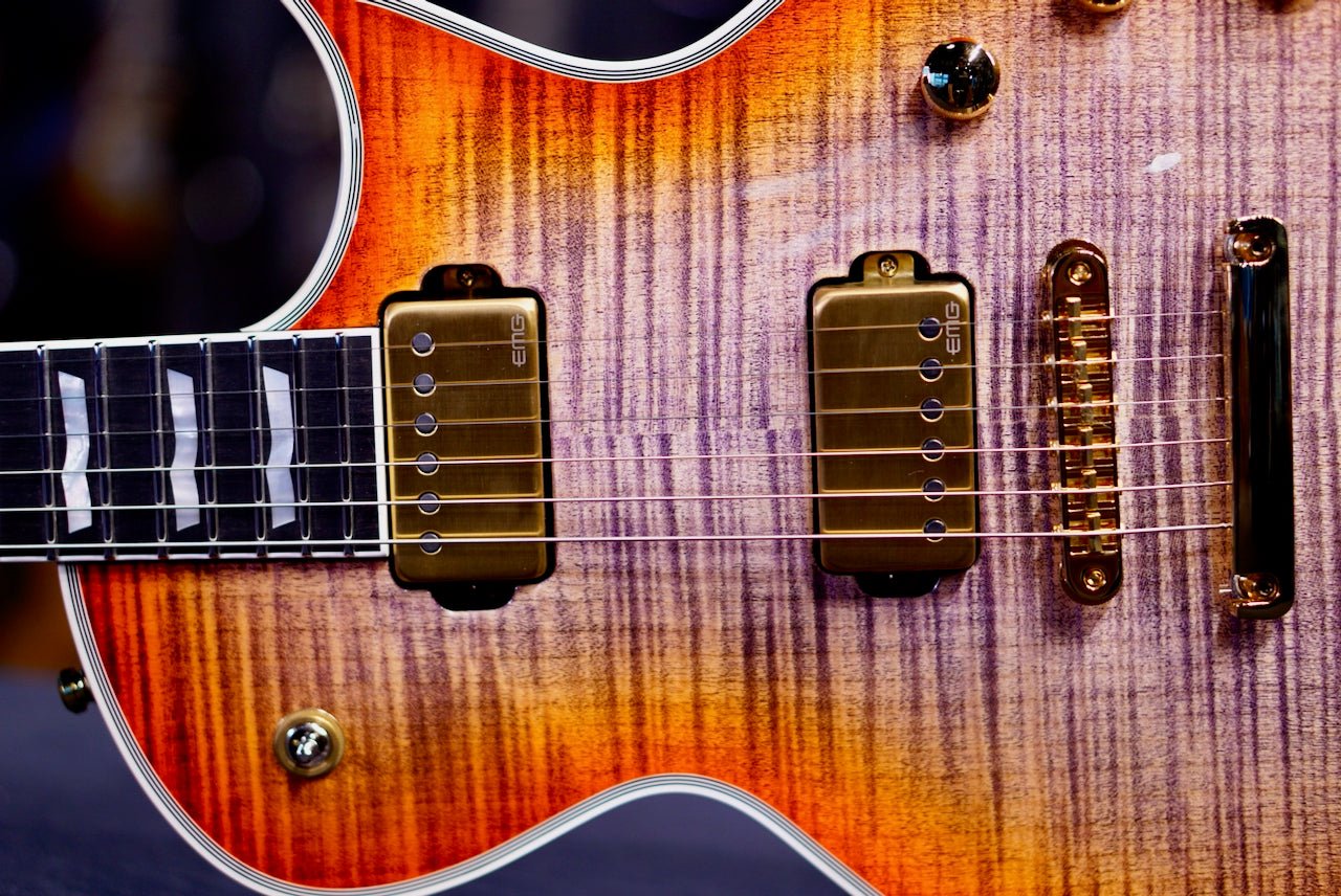ESP ECLIPSE-CTM FM Violet Orange Sunburst E3030252