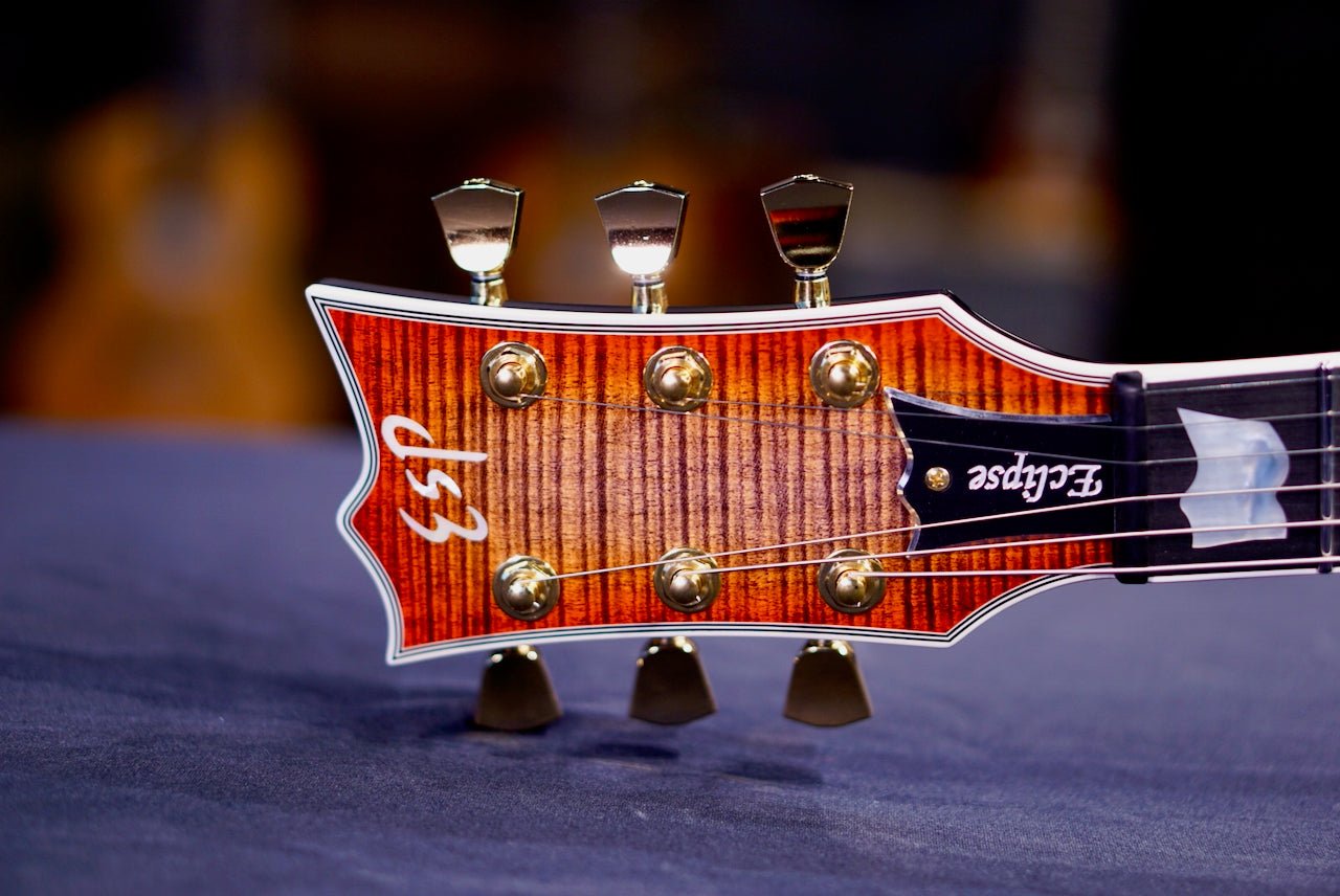 ESP ECLIPSE-CTM FM Violet Orange Sunburst E3030252