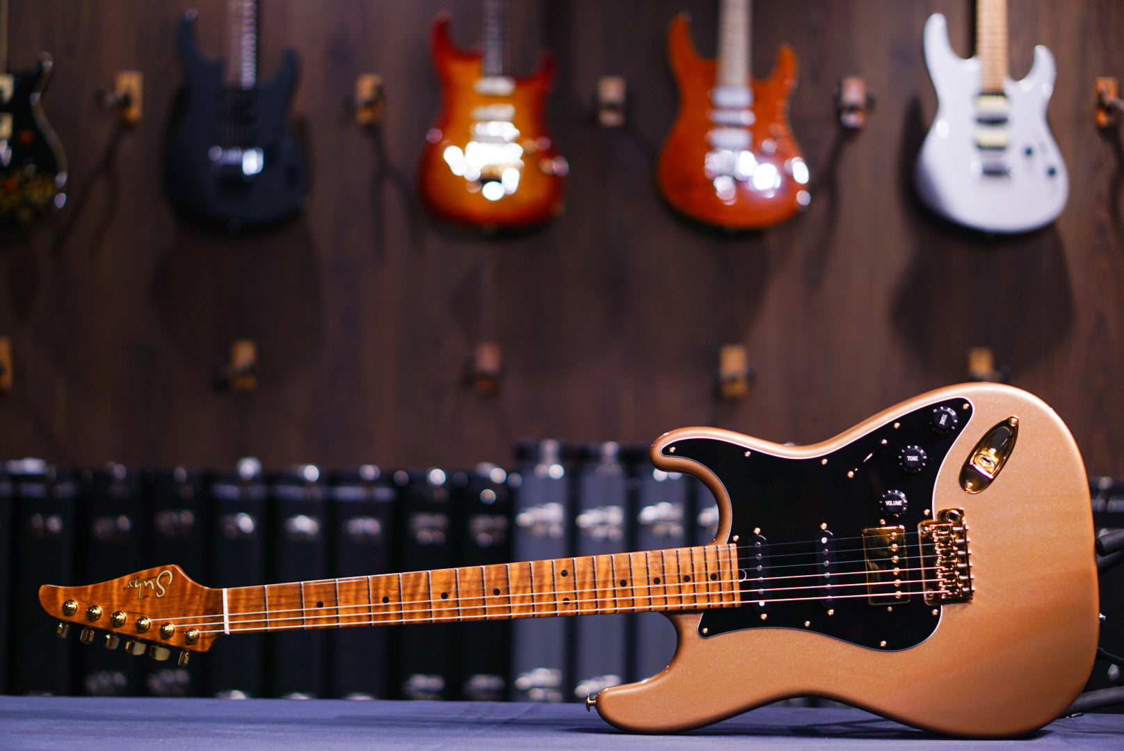 Suhr Classic custom antique firemist gold 77701 gold package - HIENDGUITAR SUHR GUITAR