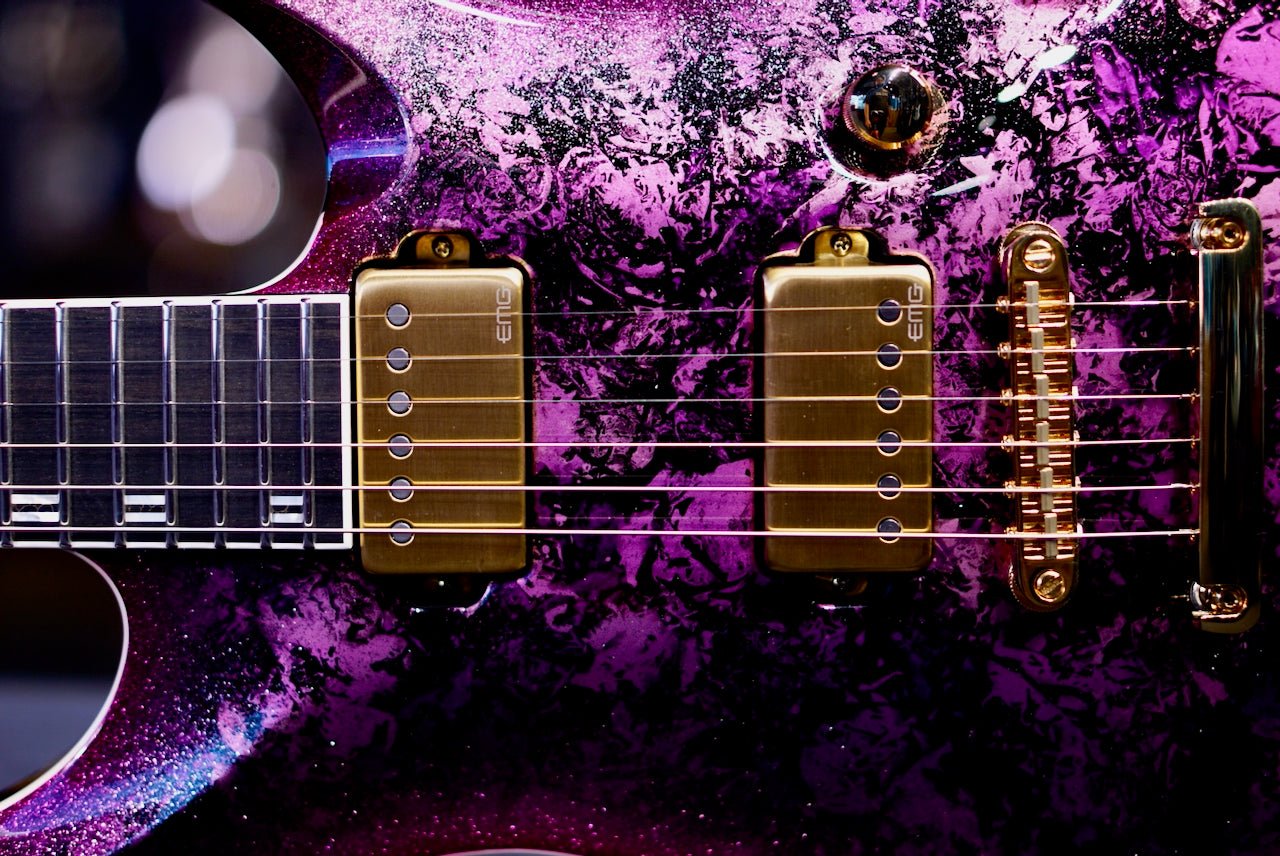 ESP HORIZON-PT NT Sugilite w/Violet Pearl Black E5400252