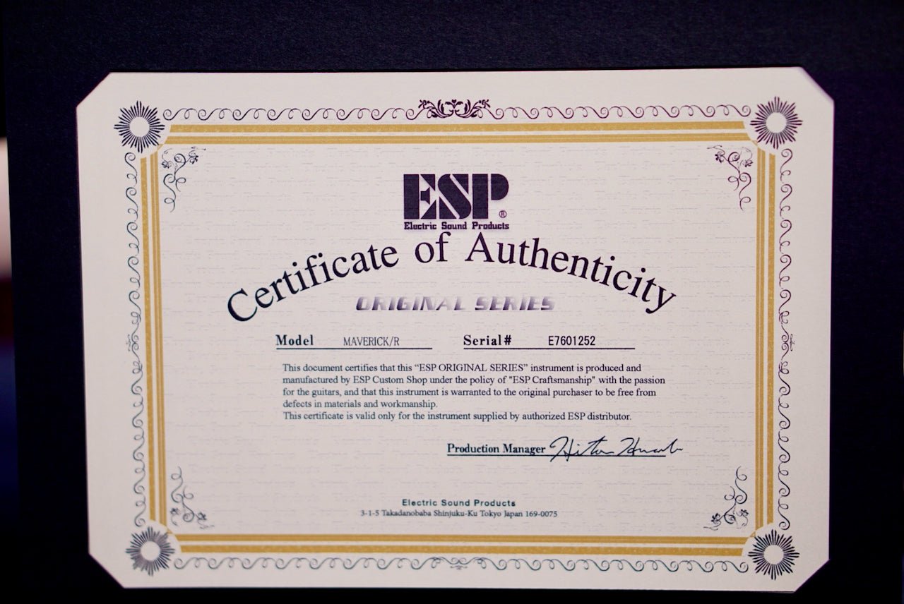 ESP Maverick Rust Iron E7601252