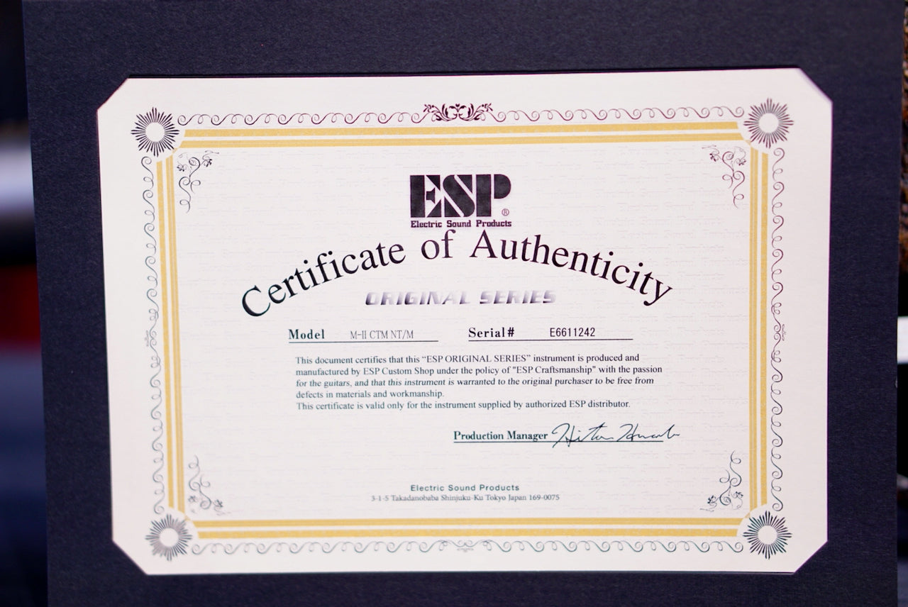 ESP Original M-II CTM NT/M Cast Metal Iron E6611242