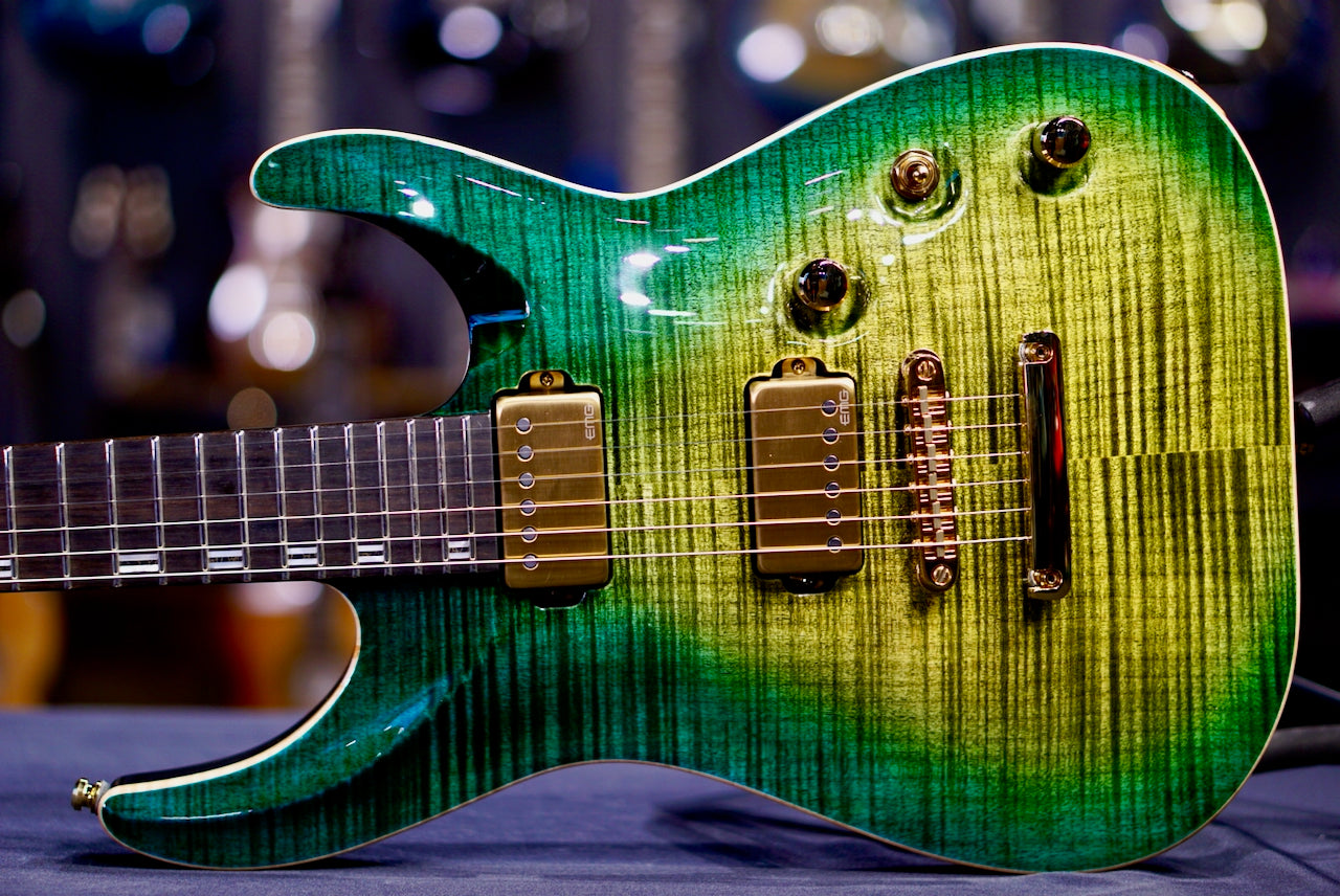 ESP Horizon CTM NT FM Turquise Green Teardrop Sunburst E6320252