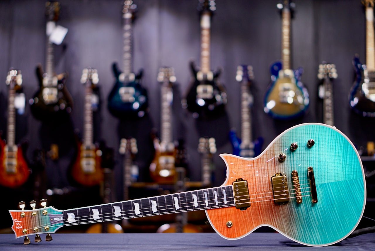 ESP ECLIPSE-CTM FM Red Blue Gradation E6520252