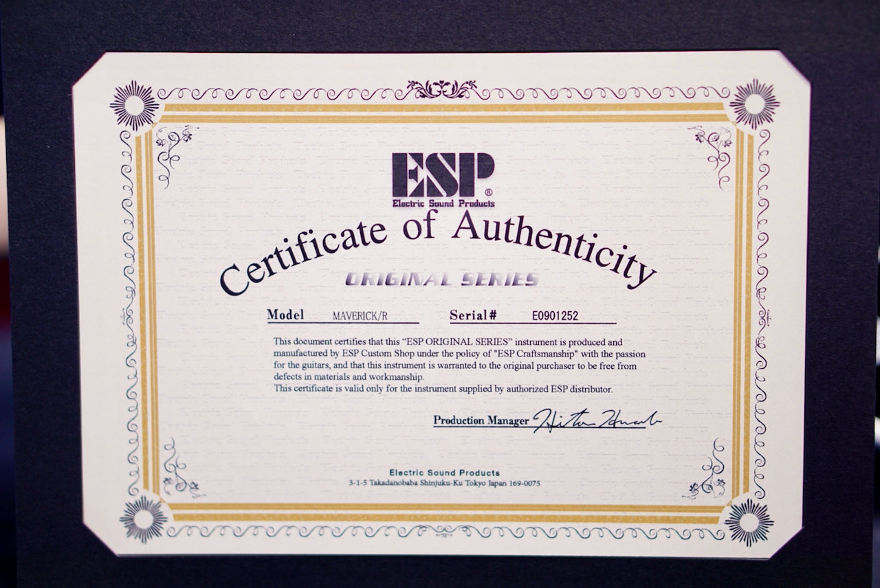 ESP Maverick Castmetal White E0901252