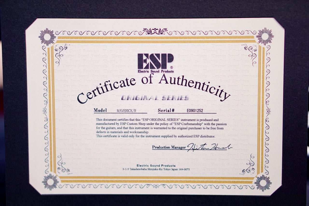 ESP Maverick Castmetal White E0901252